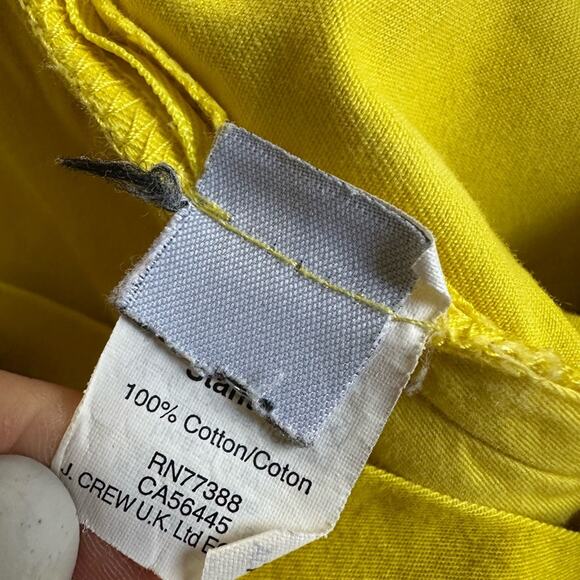 J. Crew Cotton Yellow Stanton Twill Men's Shorts Size 29 Preppy Spring Vacation - Picture 8 of 8